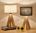 Lizbeth - Tripod Wooden Base Lamp